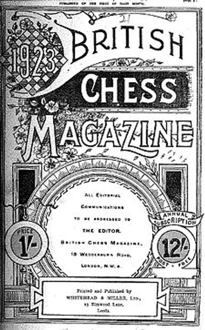 British Chess Magazine Cover
